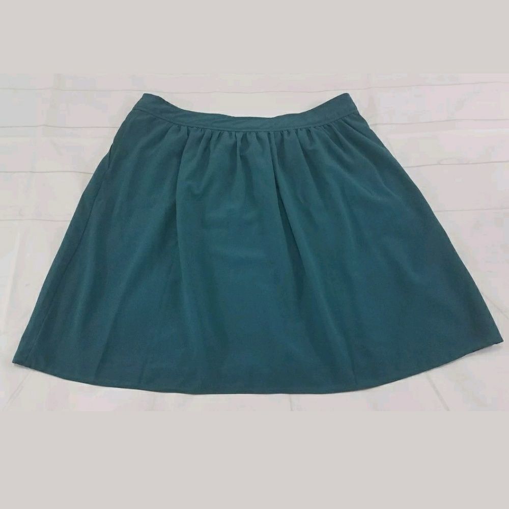 Old Navy Skirt Size 10 100% Polyester Turquoise